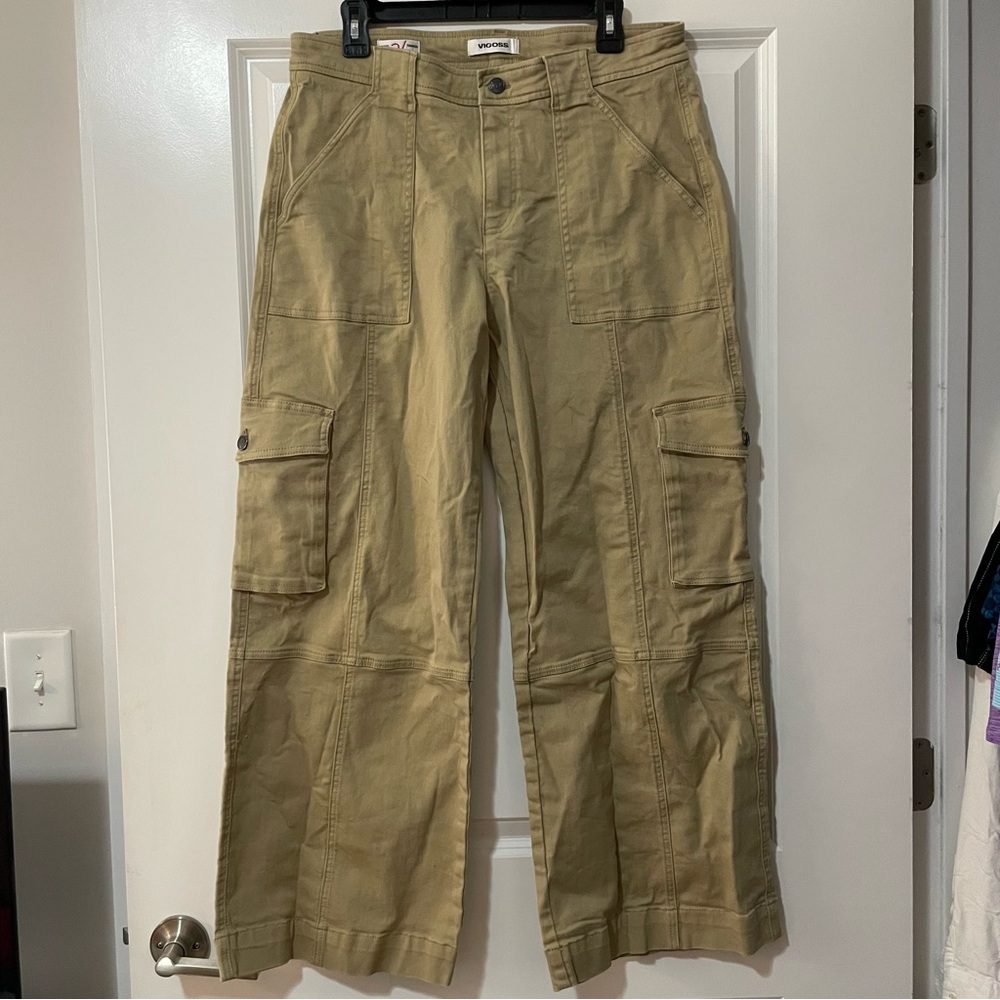 VIGOSS TAN CARGO TROUSER PANTS